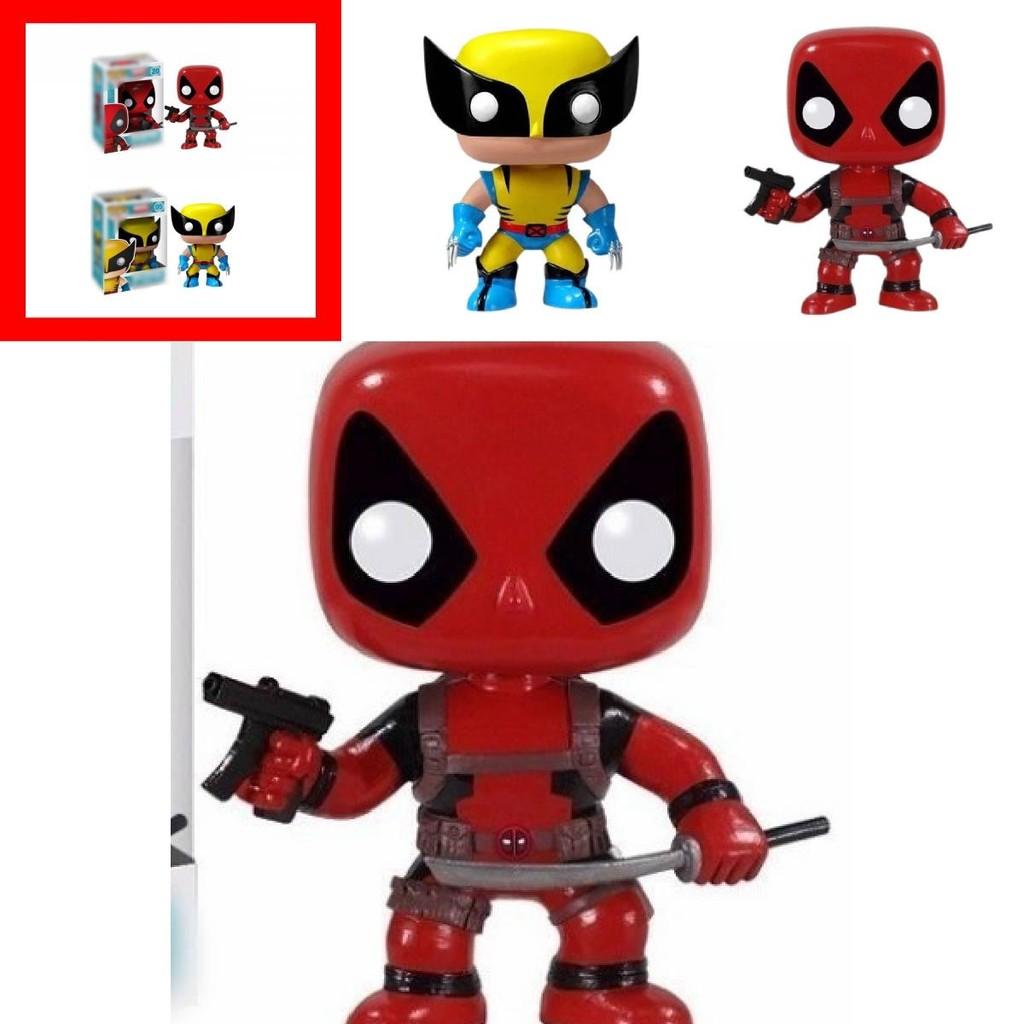 Wolverine 05 And Deadpool 20 Collectible Pvc Figure Set For Fans