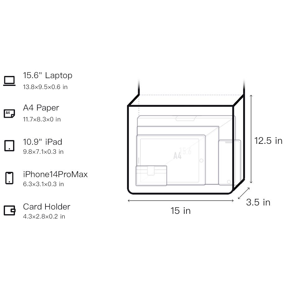 New Vans Cotton Tote Bag, Shopping Bag, Shoulder Bag, Crossbody Bag, Handbag Regular Unisex Black VN000HE9BLK