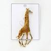 Trendy Animal Themed Drip Oil Effect Giraffe Pin Ideal For Accessorizing Any Outfit Costume Accessories
