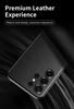 Samsung S26 Ultra Leather Phone Case with Smart Sleep Window and Full Coverage Anti-fall Protection