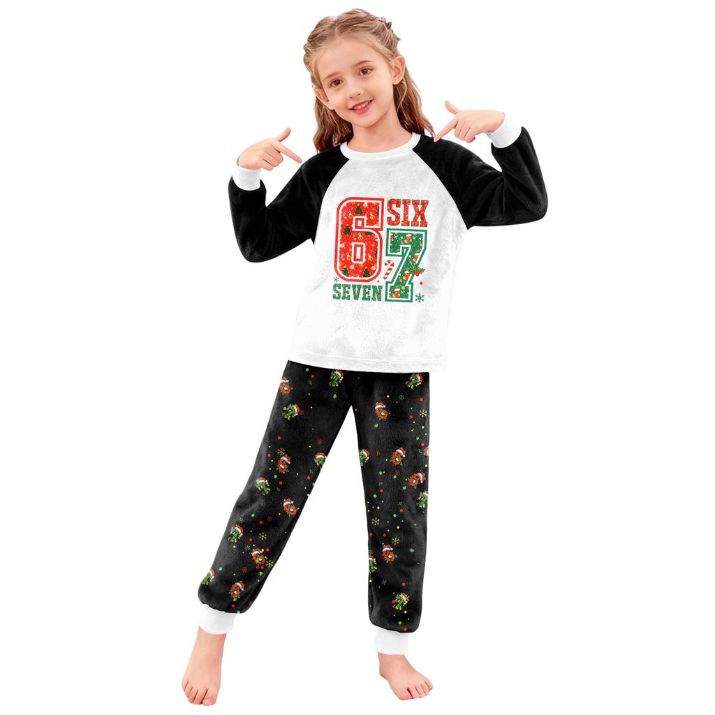 Children's Boys And Girls Thin Two-piece Long-sleeved Pants Two-piece