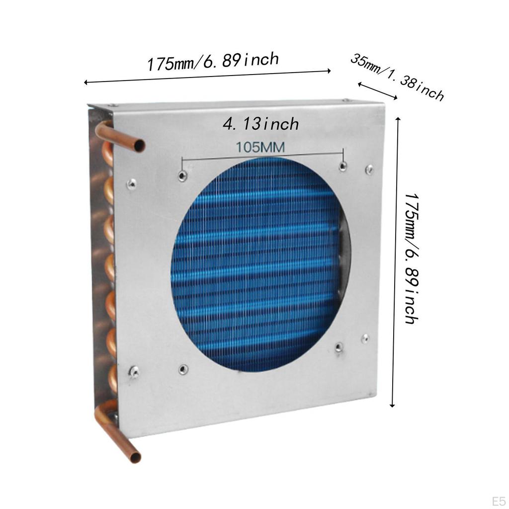 Kondensator für Kühlschrank Luftgekühlter Kühler Hohe Leistung Kompakt Effizient Rohr