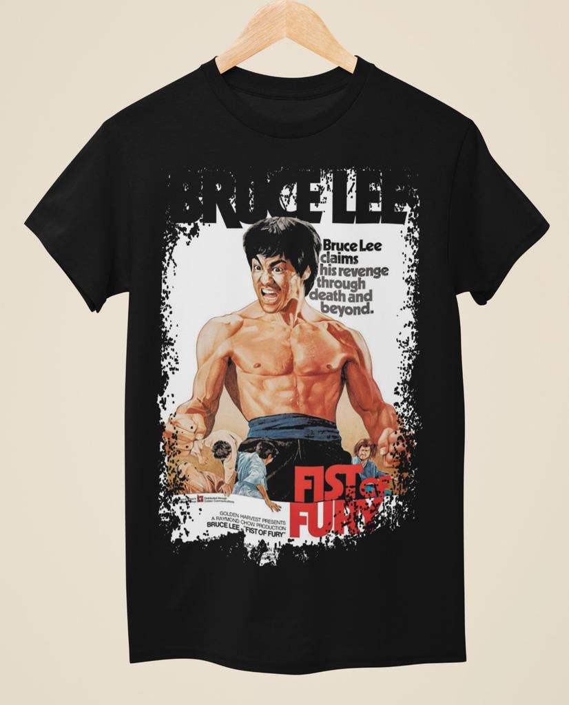 Fist Of Fury Movie Poster Inspired Unisex Black TShirt