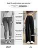 Petite Yamamoto Wide-Leg Pants for Women, High-Waisted Cotton Linen, Drapey Slimming Style, Perfect for Spring/Autumn, Suited for 145cm Height.