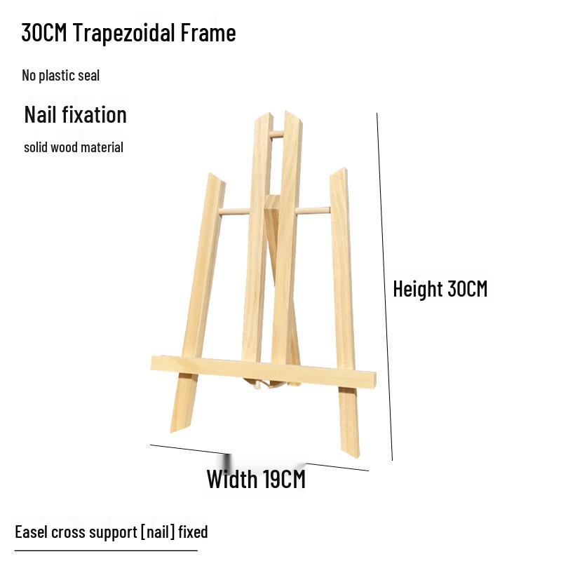 Mini Șevalet de Birou din Lemn pentru Cadru de Afișare Pictură în Ulei Numerotată pentru Copii