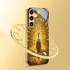 Pfauenfeder-Druck Handyhülle für Galaxy S26 S25 S24 S23 Ultra S22Ultra S20Ultra 56 A72 A73 5G Gehärtetes Glas Schutzhülle
