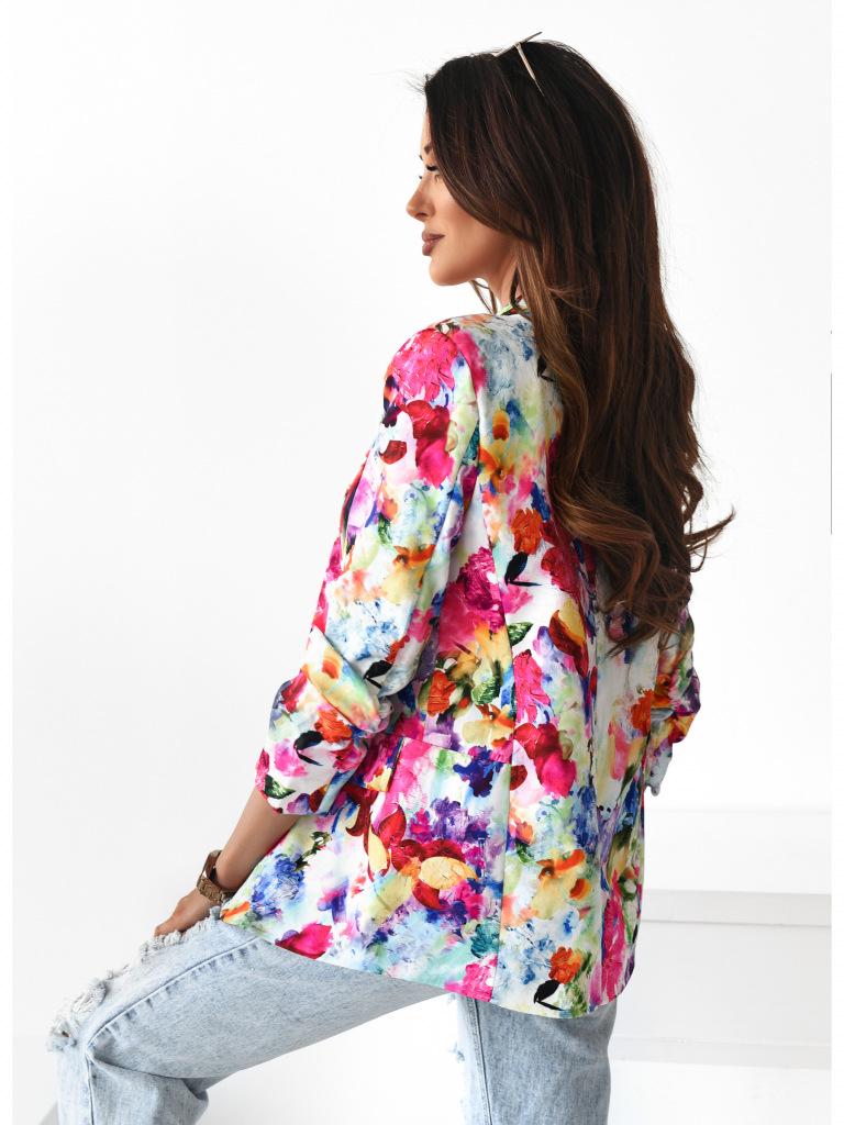 New Fashion Print Spring Casual Blazer - European and American Style