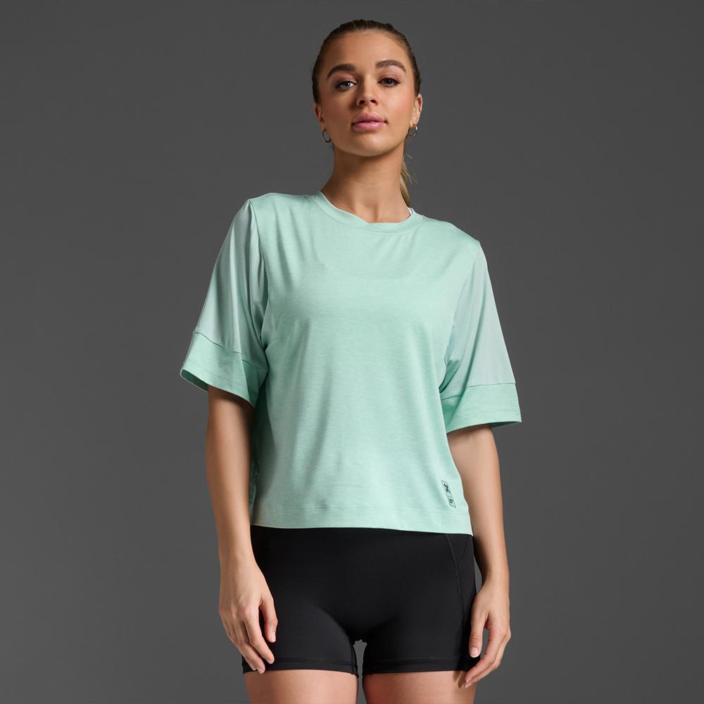 Tutaimjeuyu (Women'S) Motion Sports Mesh Short Sleeve Tee_Wr7234Aaqu-Wht
