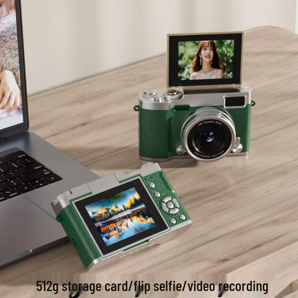 HD Digitale Klappkamera für Schüler - Retro-Stil, Einsteiger