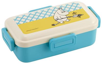 Moomin Barevný obědový měkký box Vyrobeno v Japonsku, 530 ml, Antibakteriální, Náplň, Vypouklé víko, Dámský, (PFLB6AG-A)