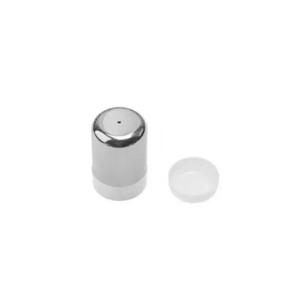 Stainless Steel 5-hole Salt Shaker Portable Mini seasoning Bottle with Dust Cover Small Pepper Bottle Condiment Jar Kitchen Tool