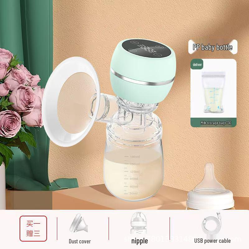 Tichá elektrická odsávačka mateřského mléka s velkým sacím výkonem a bezbolestným sběrem mléka