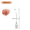 1Pcs Stainless Steel Birds Feeding Syringe Tube Nozzle Rats and Mice/Parrots/Birds/Poultry/Pets Elbow Gavage Needles