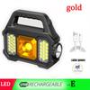 NEW USB Rechargeable Super Bright Solar LED Camping Flashlight With COB Work Lights Handheld Solar Powered Lanterns Searchlight