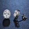 Pigeon Egg Temperament Earrings Women's Niche Design Stud Earrings Women's High-end Ear Jewelry