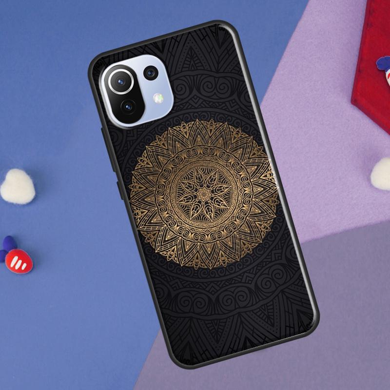 Indian Floral Henna Mandala Cover For Xiaomi 14 Ultra 13 11T 12T 13T 14T Pro POCO X6 X7 Pro X3 X5 F3 F5 F6 M6 Pro Case