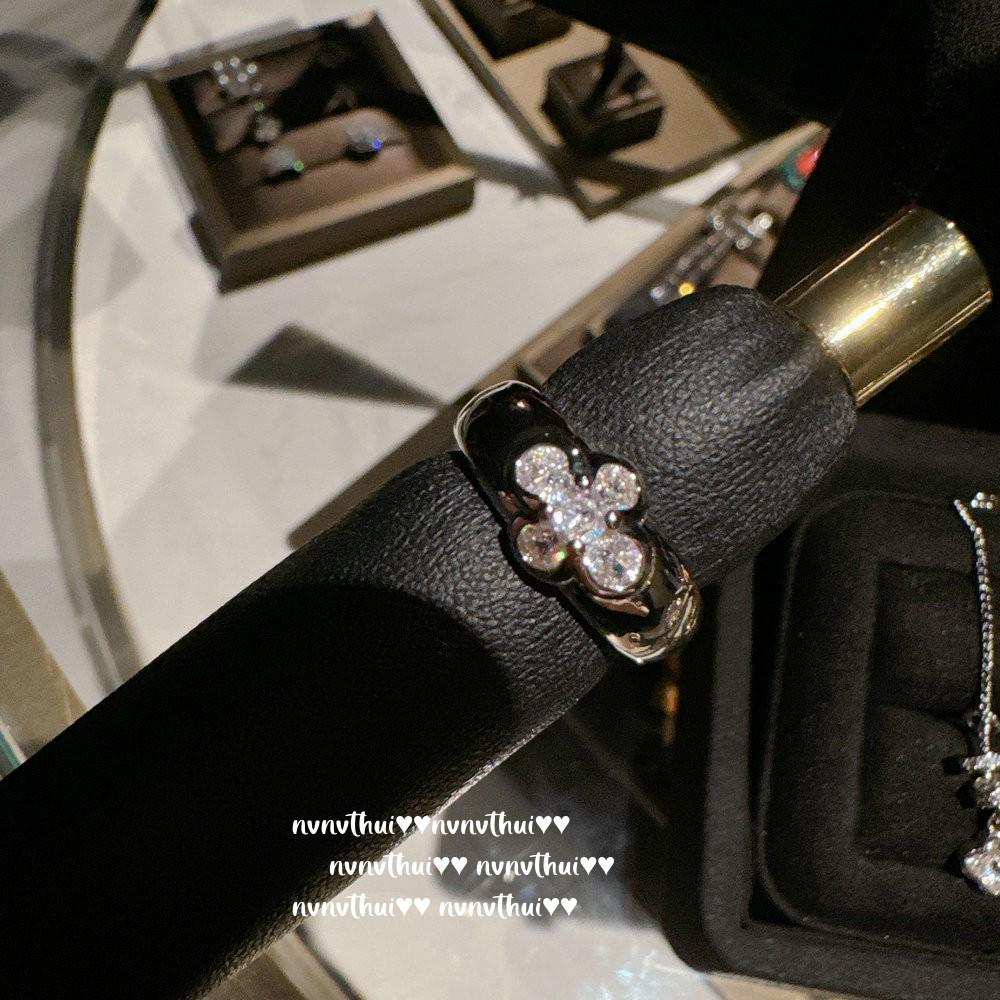 

Vintage 18K Gold-Plated Sunflower Zircon Flower Ring