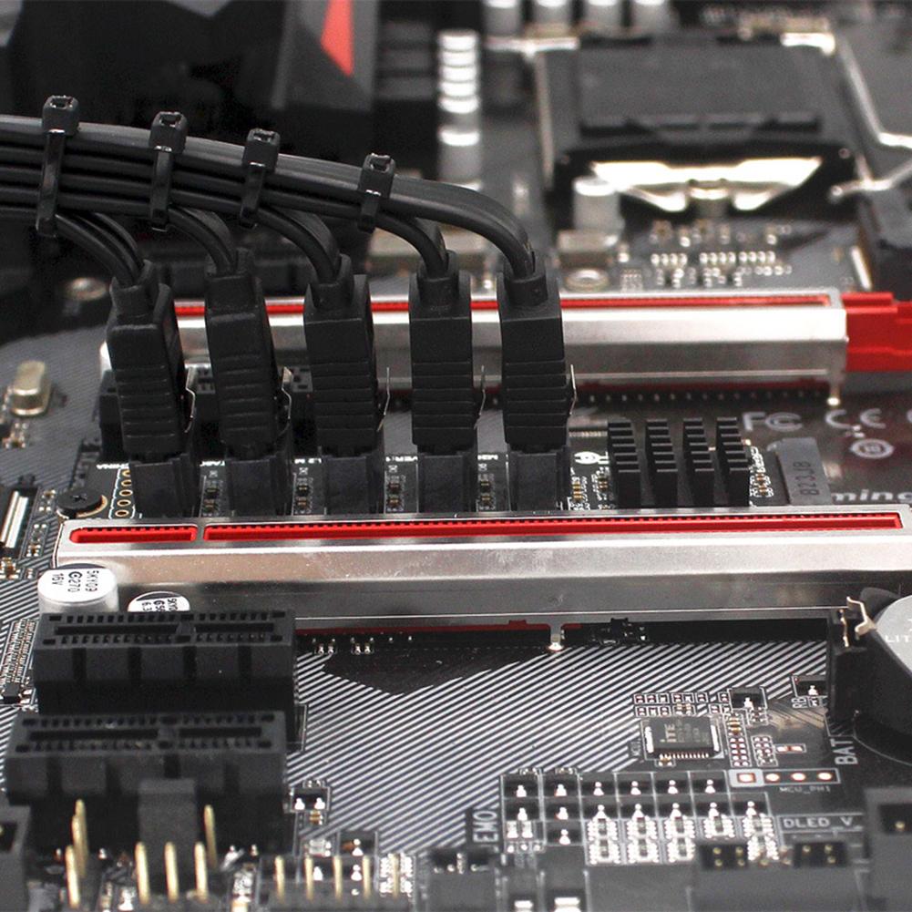 M.2 M-Key PCI Express To SATA 3.0 Expansion Card Adapter JMB585 Chipset Support for  OS/Windows /Linux Support PM Function