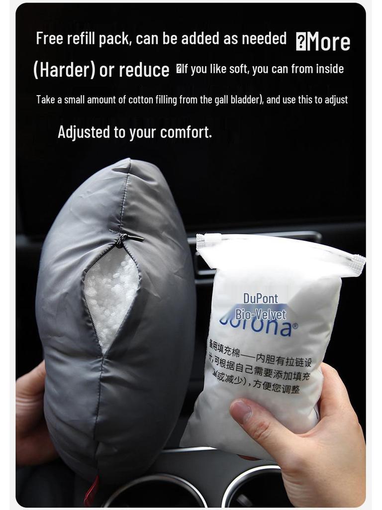 Car Neck and Lumbar Support Pillow for Maybach, Mercedes, Tesla, AITO