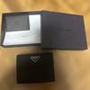 Bifold Wallet Black Triangle Logo Plate