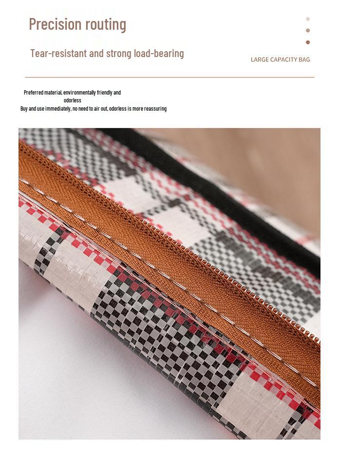 Cotton Woven Travel Storage Bag for Quilts and Clothes