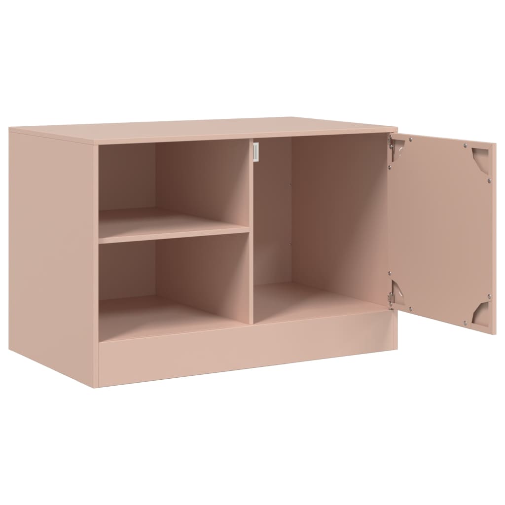 Vidaxl Szafka Pod Telewizor, Różowa, 67X39X44 Cm, Stalowa
