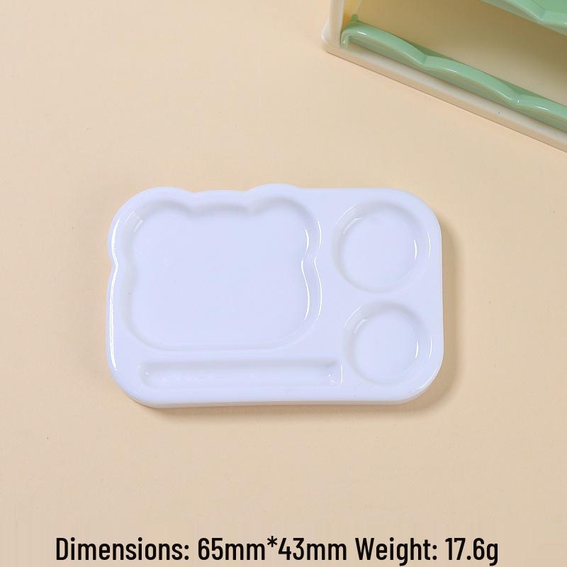 Nail Art Cartoon Palette: Multi-functional Gel Color Mixing & Desktop Organizer