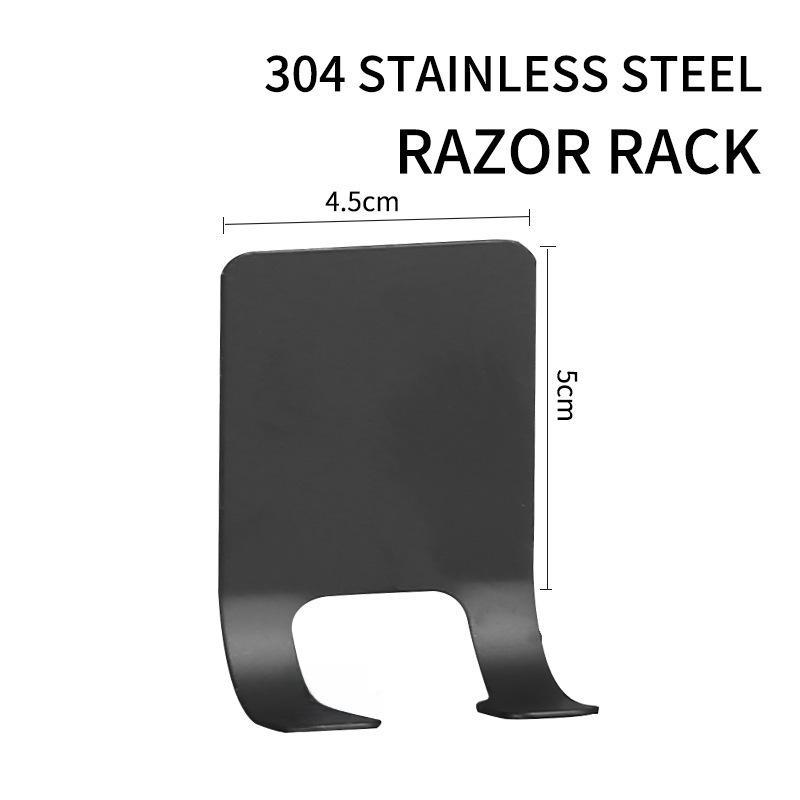 304 Stainless Steel Bathroom Accessory Set: Toilet Brush, Towel Rack, Towel Ring