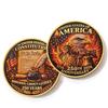 250th Anniversary Commemorative Coin Independence Day Founding Medal Challenge Coin Embossed Metal Coin Color Printed Badge