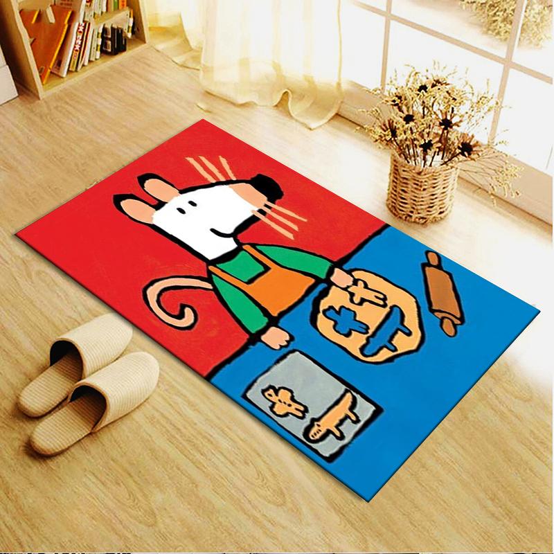2025 New Maisy Mouse Carpet Rug for Living Room Bedroom Home Sofa Decoration,Kids Play Non-slip Floor Mat 81