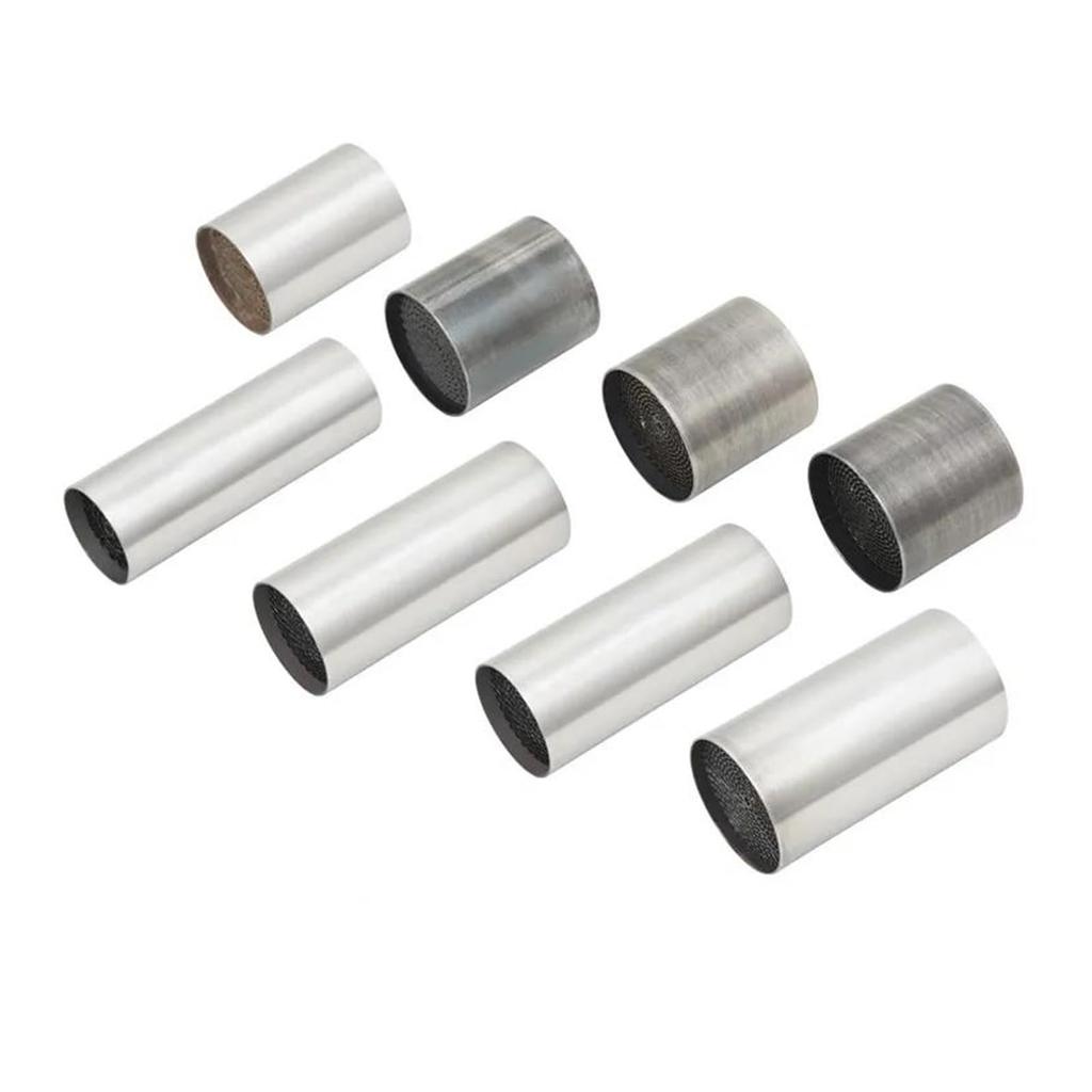 Silencer Motorcycle 35/42/45/48/50/53mm Exhaust Muffler Silencer Noise Sound Eliminator Motorcycle Universal Front Midend Catalyst