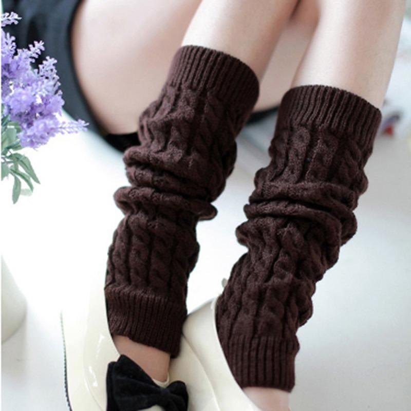 Knee-Length Stacked Socks For Women Woolen Stockings Legwarmers Sock Winter And Autumn Thermal Soft Lolita Stockings Kawaii Sock