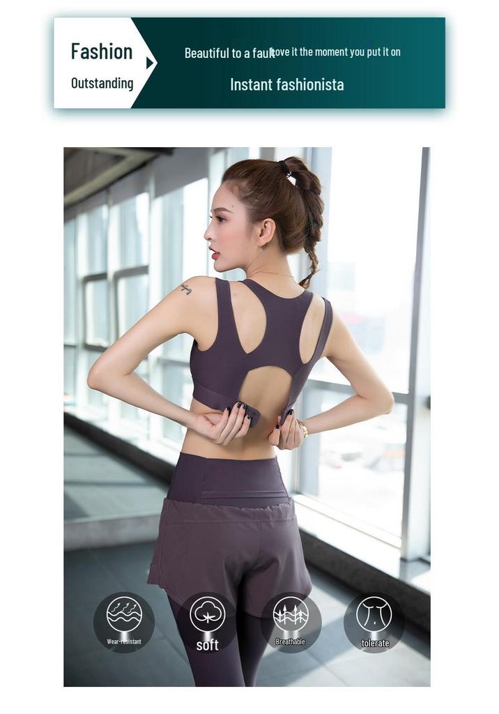 Women's Summer Yoga Wear: Loose Fit Sports Bra & Shorts Two-Piece Set for Running and Casual Activities