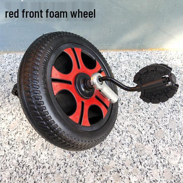 Kinderdreirad mit Schaumstoff- und Vollgummi-Verschleißfesten Rädern.