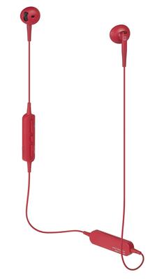 Kablosuz Kulaklık Bluetooth Uzaktan Kumanda Dahil Kırmızı RD Audio-Technica Yarı Açık Kontrol/Mikrofon ATH-C200BT