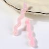 Glitter Resin Wave Hair Clip: Versatile Girly Style Accessory