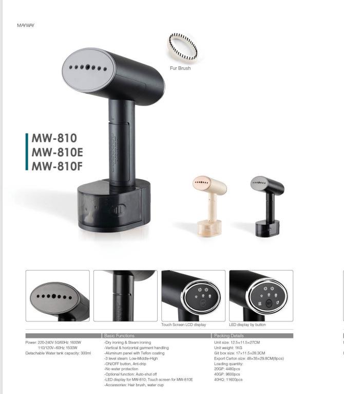 Przenośny Ręczny Parowiec do Ubrań i Żelazko