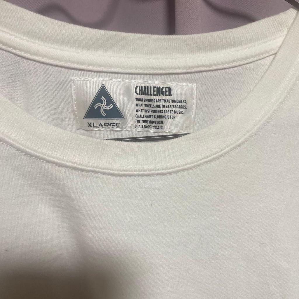 Used CHALLENGER Paisley Pattern Pocket T-shirt White