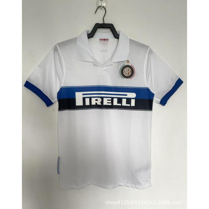 0809 Classic Retro Inter Jersey Home and Away Short-sleeved No. 22 Milito Champions League Serie A Club Football Jersey