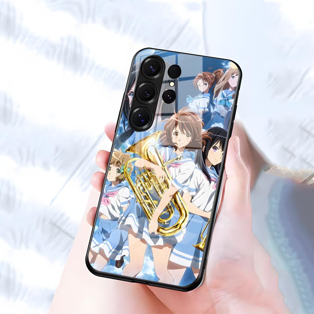 S-Sound E-Euphonium Phone Case For Samsung S26 S25 S24 FE S23 S22 S21 Plus S20 Ultra Note20Ultra Black Glass Cover