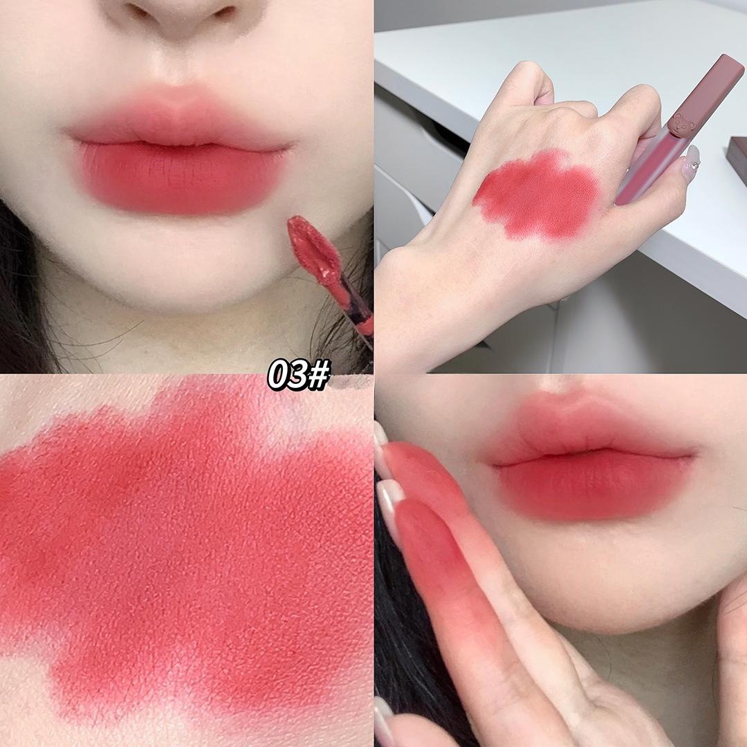 

Повітряна губна грязь матова матова оксамитова довготривала відбілююча невицвітаюча антипригарна чашка помада глазур для губ