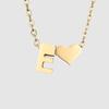St. Delan DIY 3D Heart Necklace: Personalized Non-Fading Clavicle Chain