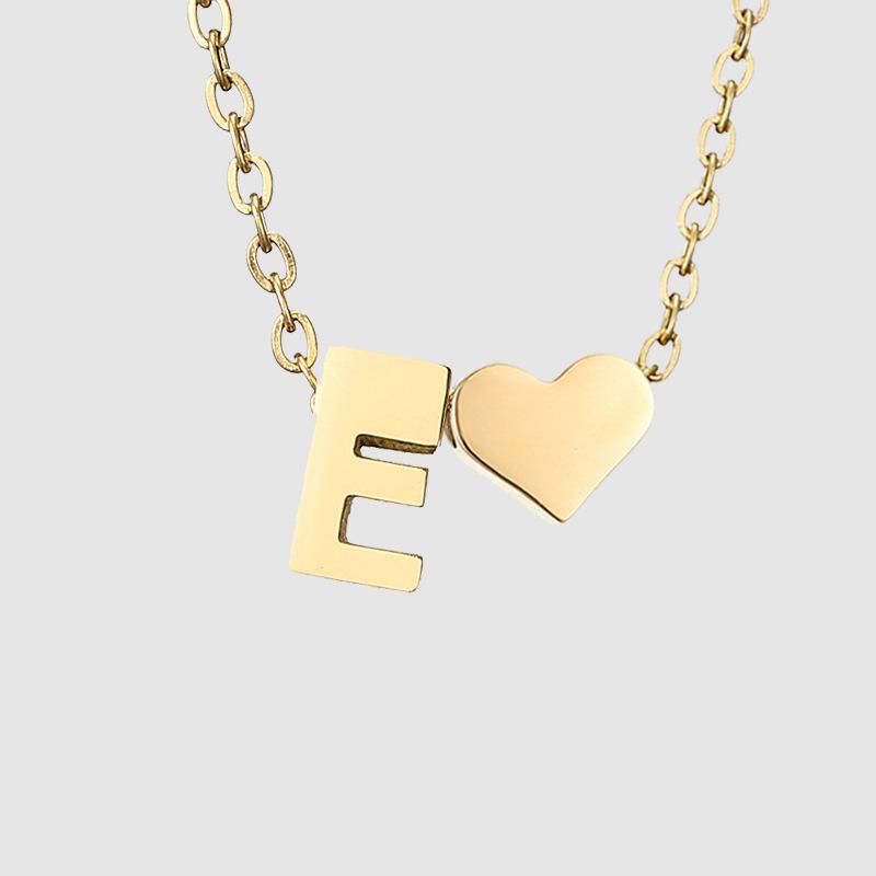 St. Delan DIY 3D Heart Necklace: Personalized Non-Fading Clavicle Chain