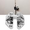 2pcs Polished Finish Butterfly Shaped Strap Hinge Deck Cabinet Door Hinge  Cabinets