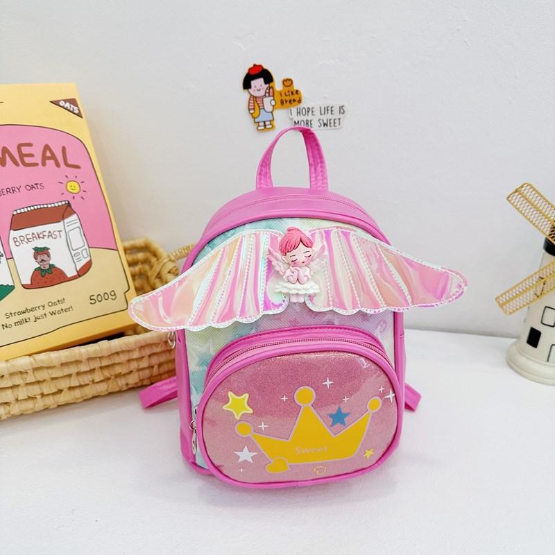 School Bag New Foreign Sequins Lightweight and Versatile Little Girl Backpack Fashionable Children's Bag