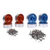 4pcs 1.9 Inch Beadlock Wheel Rim Hub Aluminum Alloy RC Wheel Hub for 1/10 RC Crawler Upgrade Accesso