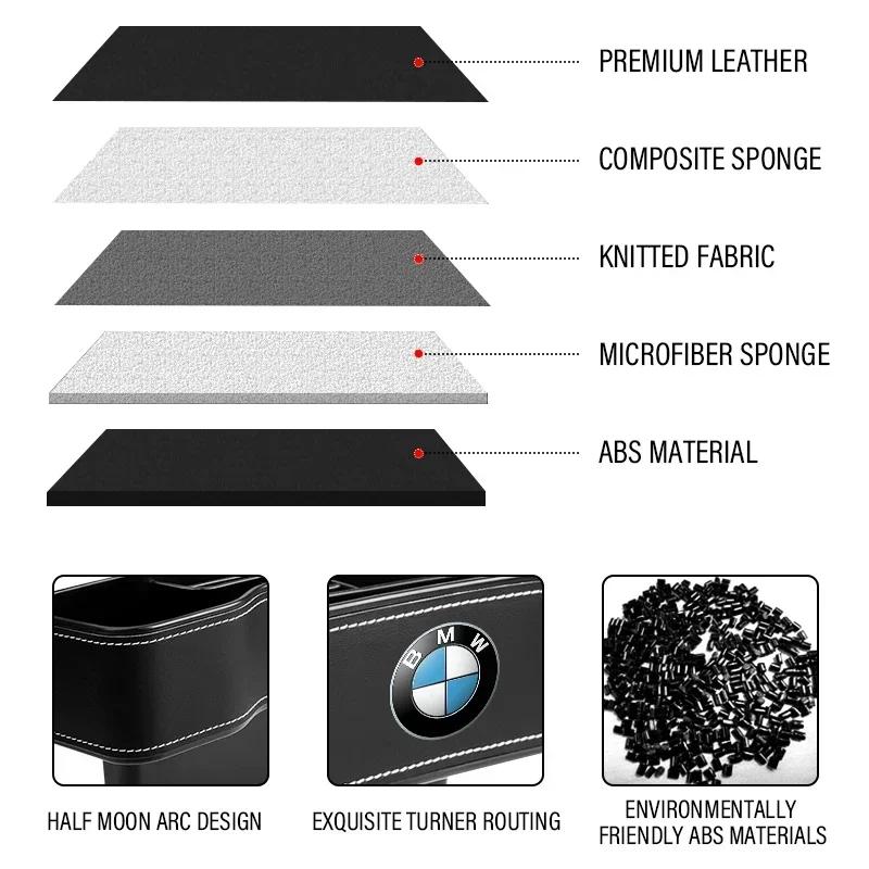 Wypełniacz szczelin w foteliku samochodowym Pudełko do przechowywania Uchwyt na kubek samochodowy Telefon do BMW G30 G32 G01 G02 G05 G06 G07 G26 G23 G22 F40 F20 G08 G16
