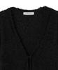 Noirer For Woman Feathery Open Cardigan (Black)