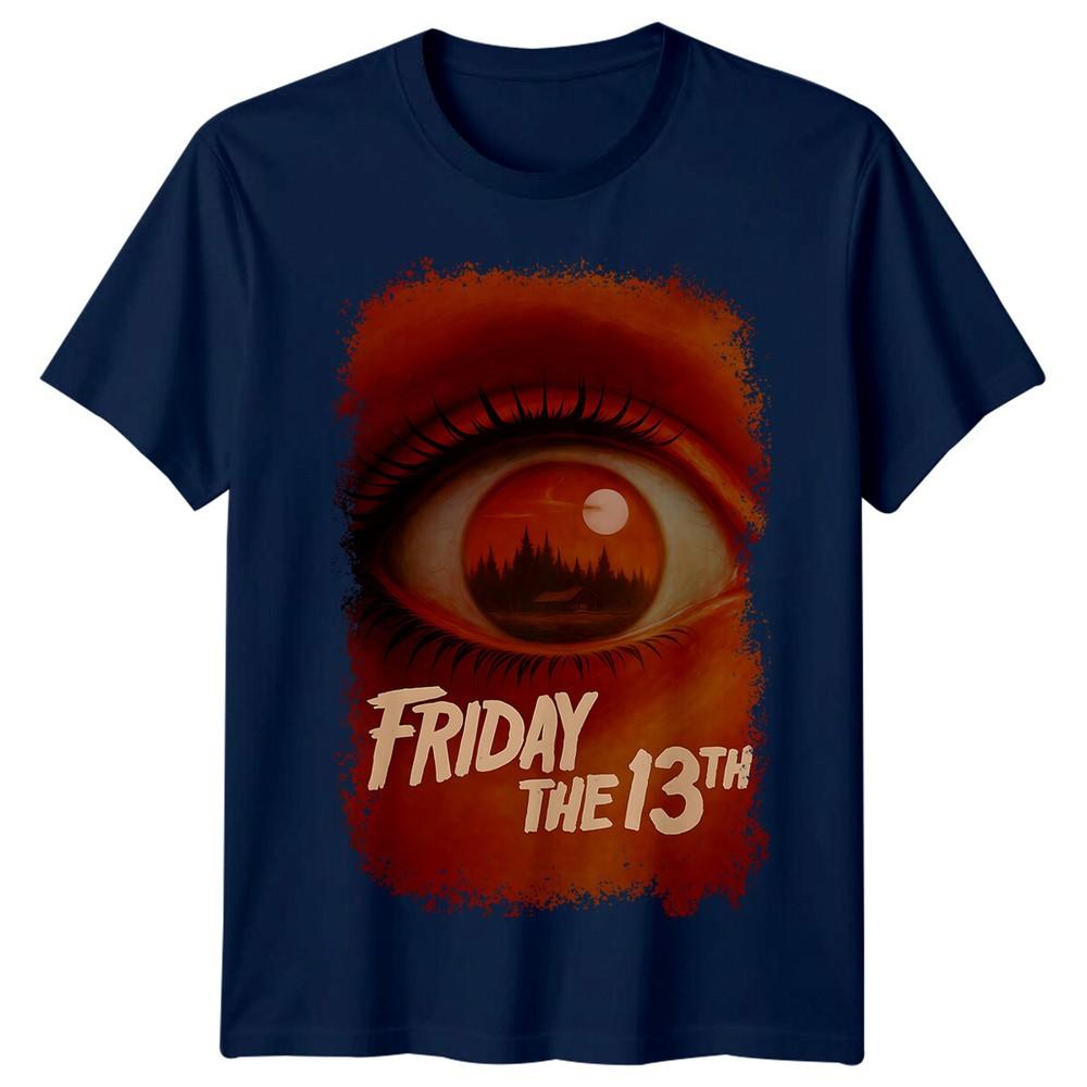 Friday The 13th 1980 Movie Poster Inspired Tshirt Retro 80s Tee