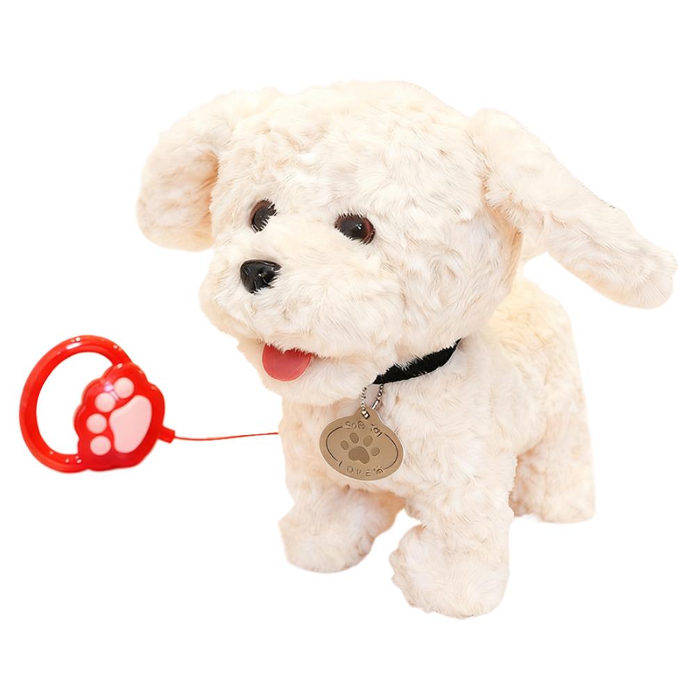 Robot Dog Interactive Sound Control Cat Lick Tongue Electronic Plush Puppy Toys Talk Bark Sing Song Music Electric Singing Dog